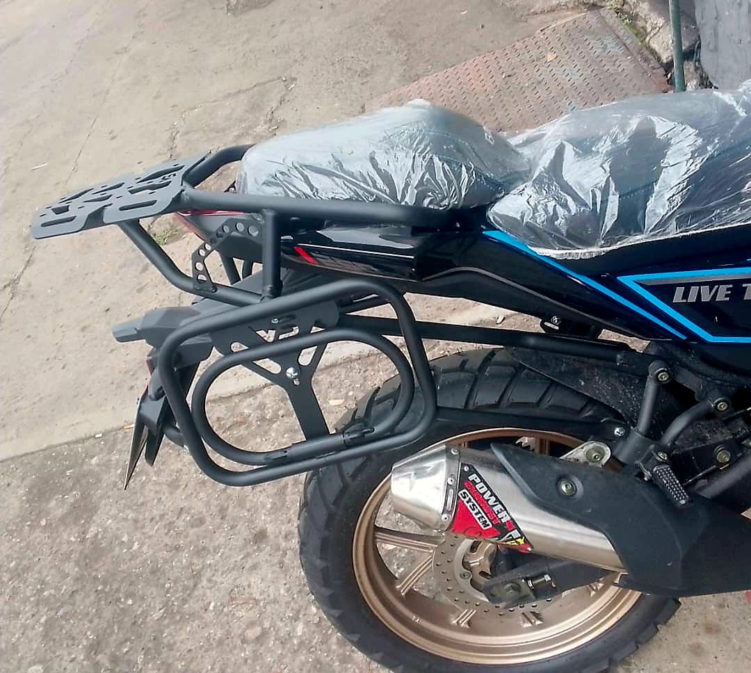 PARRILLA GR 250 CON PORTA ALFORJA V5