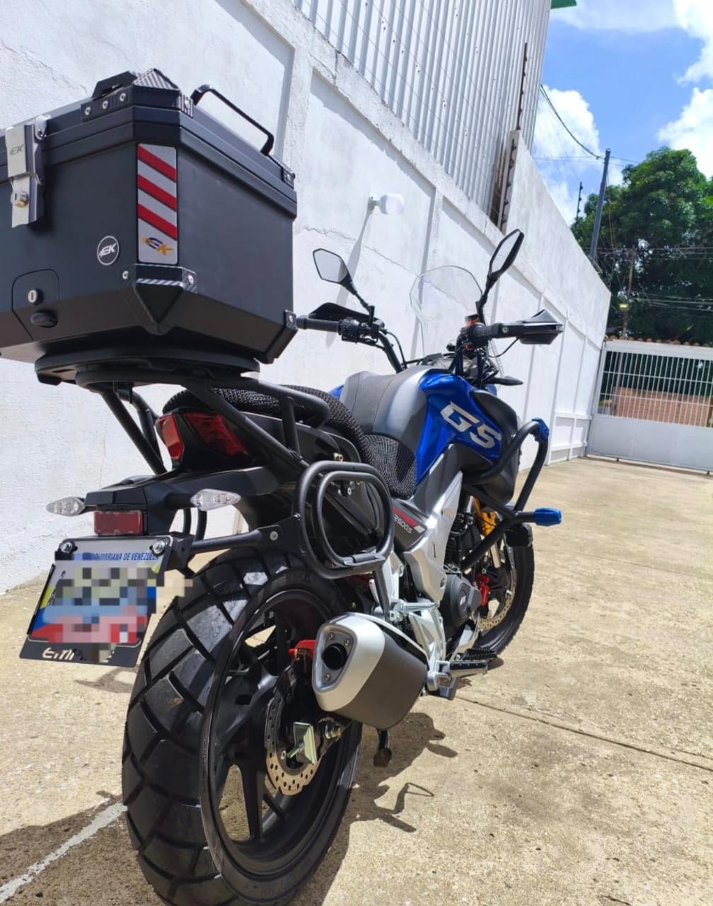 PARRILLA TXGS250 CON PORTA ALFORJA